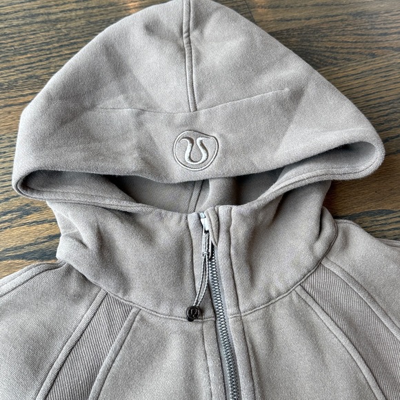 Lululemon Athletica Scuba Half Zip Hoodie Nomad Size XS/S like new - Picture 5 of 11